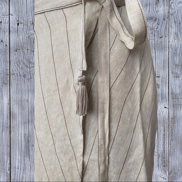 Antonelli linen wrap dress. EUC - Picture 3 of 7